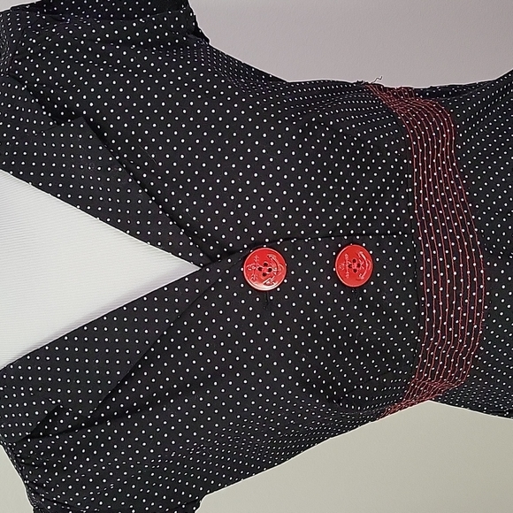 NEW Polka-dot Black Dress - Picture 3 of 9